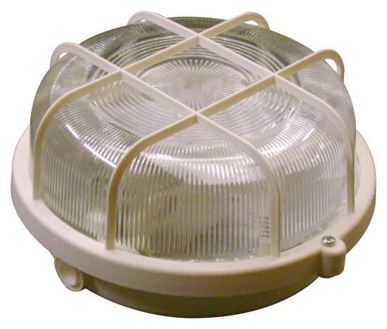 Müller Licht LED Leuchte RUND Leuchte + Schutzkorb, white 20300031