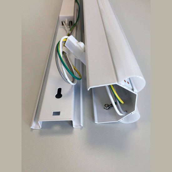 Müller Licht LED Wand- und Deckenleuchte Basic 2/120 white 20300522