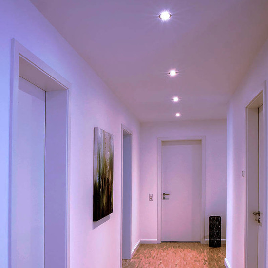 Müller Licht LED Einbauleuchte tint Spotlights, white+color, 3x 404051