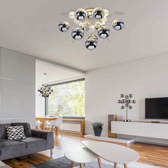 Näve G9 Deckenleuchte EXPLOSION Ø57cm chrome 1085142