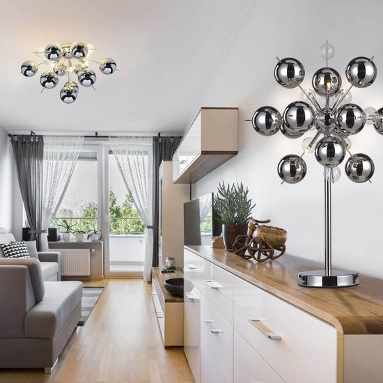 Näve G9 Deckenleuchte EXPLOSION Ø57cm chrome 1085142