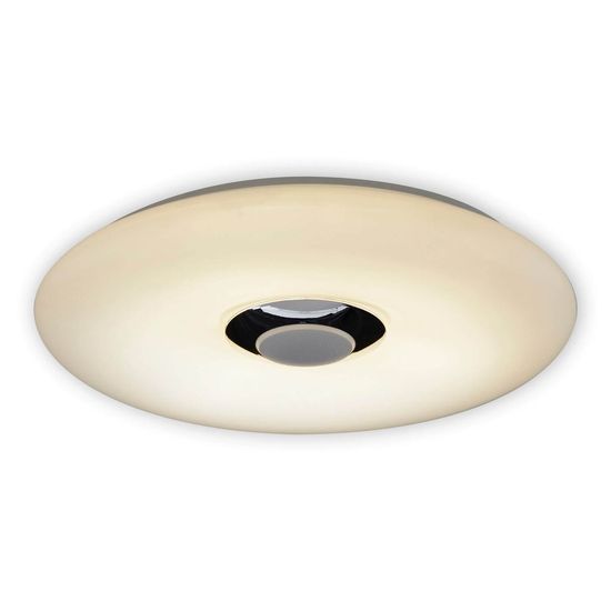 Näve Deckenleuchte NASHVILLE Ø40cm Steuerbare Lichtfarbe IP44 weiß dimmbar RGB 1220261