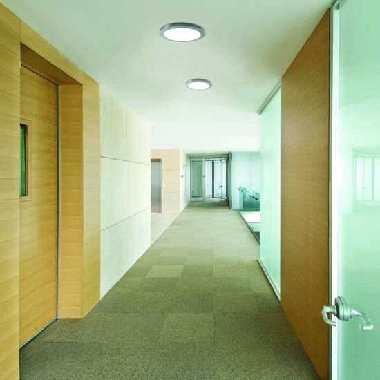 Näve LED Deckenleuchte BONUS Ø22,5cm 18W Steuerbare Lichtfarbe chrome RGB 1365942