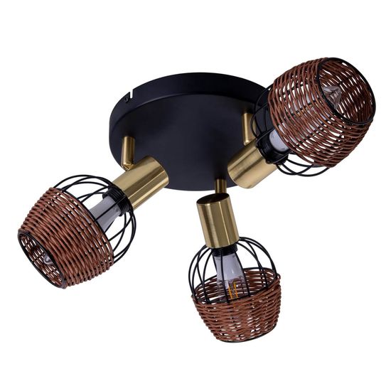 Näve Spotleuchte CORBIS Ø38cm schwarz 1389122