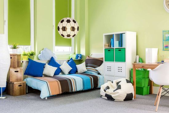 Näve E27 Lampenschirm KID BALLON Ø40cm weiß Fußball 4113982