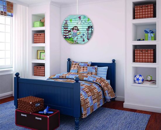 Näve Lampenschirm KID BALLON Ø40cm bunt Pirat 4120607