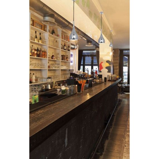 Näve E27 Pendelleuchte STYLE Ø15cm chrome 6025342