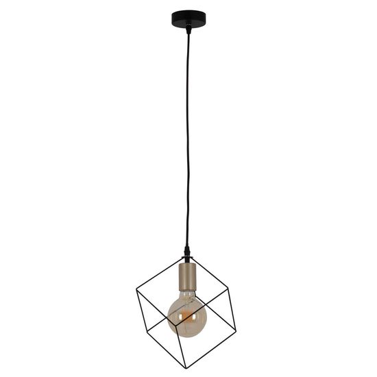 Näve LED Pendelleuchte CANTO 16x16cm schwarz 6122022