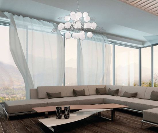 Näve G9 Pendelleuchte EXPLOSION Ø98cm weiß 7030923