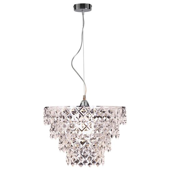 Näve E27 Pendelleuchte FANCY Ø38cm chrome 7048942