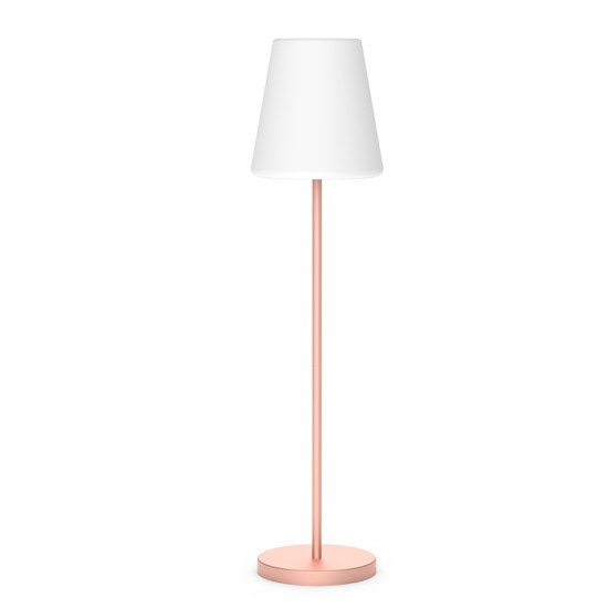 NewGarden LOLA SLIM 180 LED Stehlampe rose-gold 180cm + RGB, Akku, Fernbedienung Innen & Außen IP65
