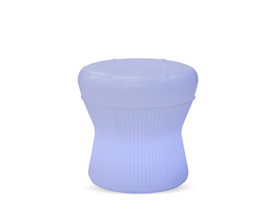 NewGarden CORFU 40 LED Solar Hocker 40cm + RGB, Akku, Fernbedienung Innen & Außen IP65