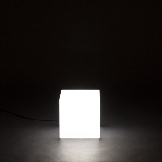 NewGarden CUBY 20 LED Outdoor Leuchtwürfel für Garten, Balkon 20cm E27 Innen & Außen IP65