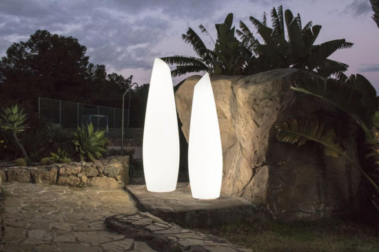 NewGarden FREDO 140 LED Stehleuchte / Flaschenlampe für Garten, Terrasse 140cm G13 Innen & Außen IP65