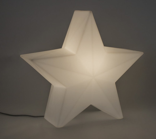 NewGarden NOVA 45 LED Solar Leuchte Stern-Design 45cm + RGB, Akku, dimmbar Innen & Außen IP65