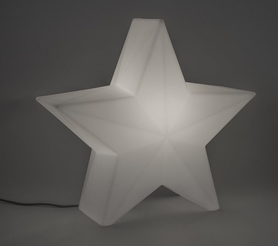 NewGarden NOVA 60 LED Outdoor Leuchte Stern-Design 60cm tageslichtweiss E27 Innen & Außen IP65