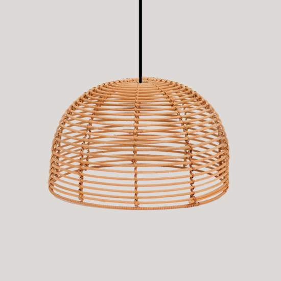 NewGarden BOSSA Pendelleuchte Naturfaser E27 ø35x22 cm