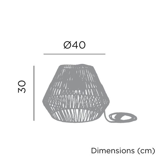 NewGarden CONTA LED Akku-Pendelleuchte, Outdoor, kabellos mit Fernbedienung, USB IP54