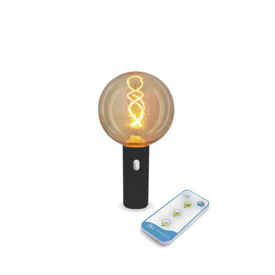 NewGarden EDY G125 LED Mobile Hängeleuchte schwarz Akku, Fernbedienung Innen & Außen IP54