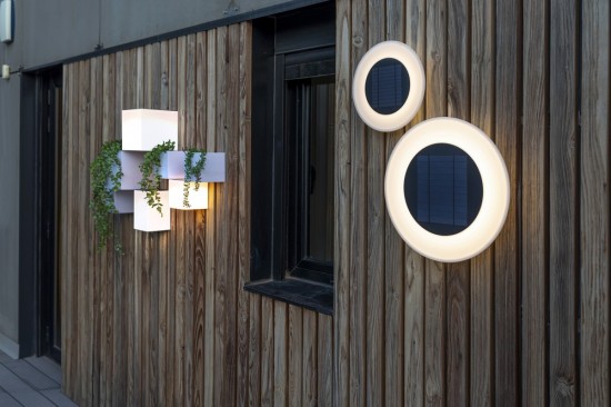 NewGarden WALLY 12 quadratisch Sensor Wandleuchte LED für Balkon und Garten Innen & Außen IP65