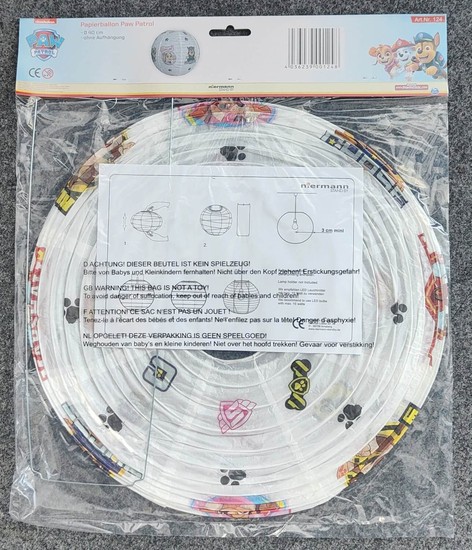 Niermann Paw Patrol Pendelleuchte Weiß