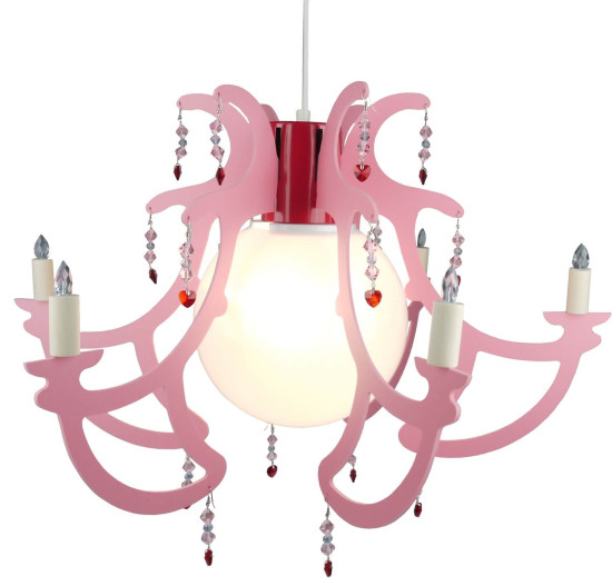 Niermann Rosata Pendelleuchte E27 Rosa Made in Germany
