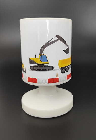 Niermann Baustelle LED Akku-Tischleuchte Warmweiss 1,5W IP44 Weiß, Multicolor