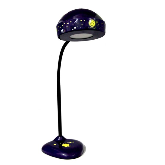 Niermann Prinz LED Lese-Tischleuchte 21fach Tageslichtweiss dimmbar 6,3W Blau