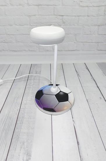 Niermann Fußball Tischleuchte GX53 Schwarz/Weiß Made in Germany