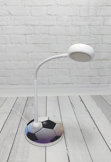 Niermann Fußball Tischleuchte GX53 Schwarz/Weiß Made in Germany