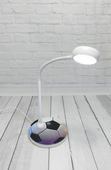 Niermann Fußball Tischleuchte GX53 Schwarz/Weiß Made in Germany