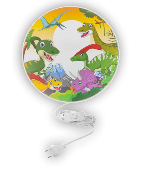 Niermann Dino Wandleuchte E14 Multicolor, Bunt Made in Germany