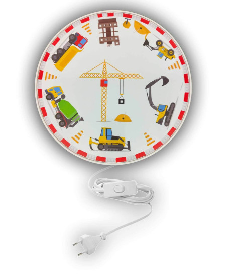 Niermann Baustelle Wandleuchte E14 Multicolor, Bunt Made in Germany