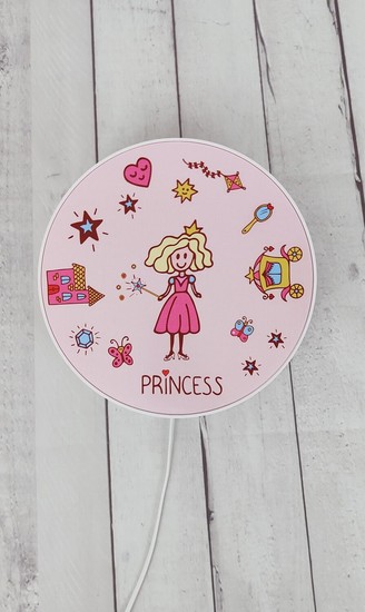 Niermann Prinzessin Wandleuchte E14 Weiß,Rosa Made in Germany