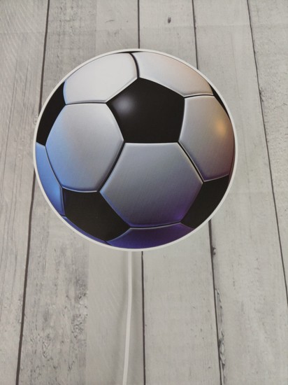 Niermann Fußball Wandleuchte E14 Weiß, Schwarz Made in Germany