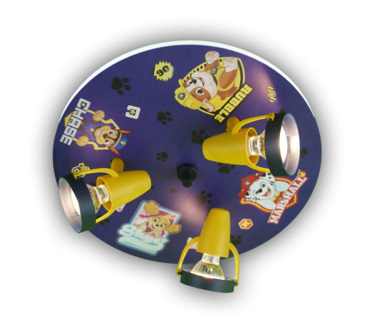 Niermann Paw Patrol Deckenleuchte 3fach GU10 Multicolor, Bunt Made in Germany