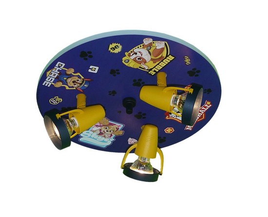 Niermann Paw Patrol Deckenleuchte 3fach GU10 Multicolor, Bunt Made in Germany