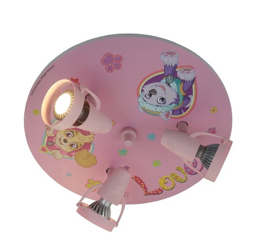 Niermann Paw Patrol Deckenleuchte 3fach GU10 Pawsitive Pups Multicolor, Bunt Made in Germany