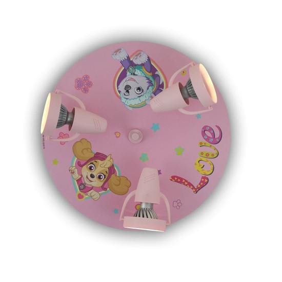 Niermann Paw Patrol Deckenleuchte 3fach GU10 Pawsitive Pups Multicolor, Bunt Made in Germany