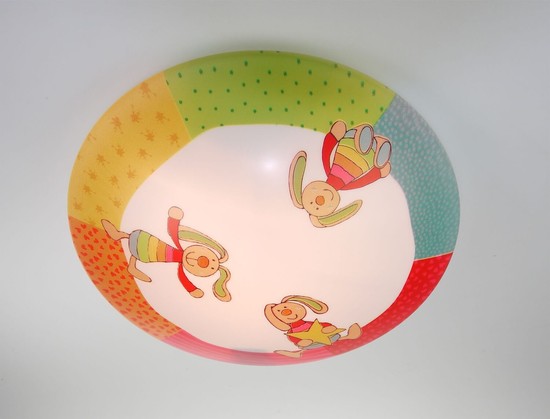Niermann Rainbow Rabbit Deckenleuchte E27 Multicolor, Bunt