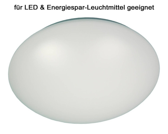 Niermann Deckenleuchte E27 36cm IP44 Opalweiß