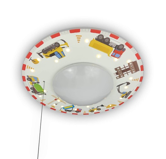 Niermann Baustelle LED Deckenleuchte E27 Multicolor, Bunt Made in Germany
