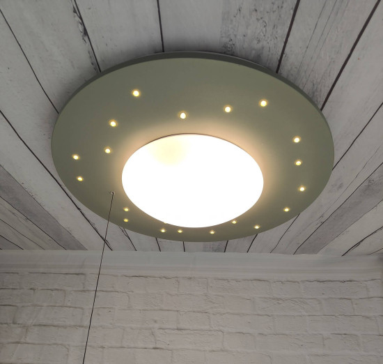 Niermann Starlight LED Deckenleuchte E27 Salbeigrün Made in Germany