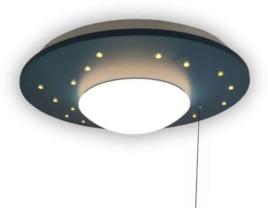 Niermann Starlight LED Deckenleuchte E27 Petrol Made in Germany