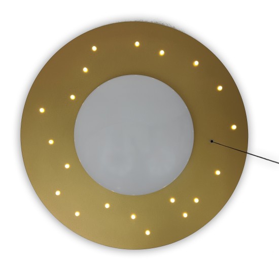 Niermann Starlight LED Deckenleuchte E27 Gold Made in Germany