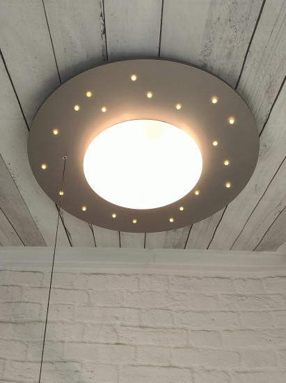 Niermann Starlight LED Deckenleuchte E27 Silber Made in Germany