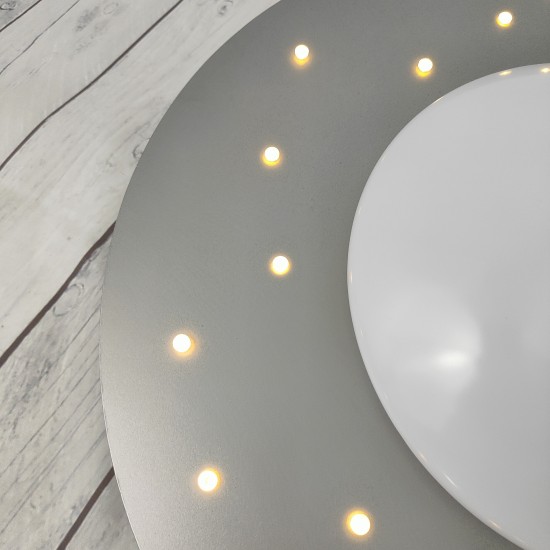 Niermann Starlight LED Deckenleuchte E27 Silber Made in Germany