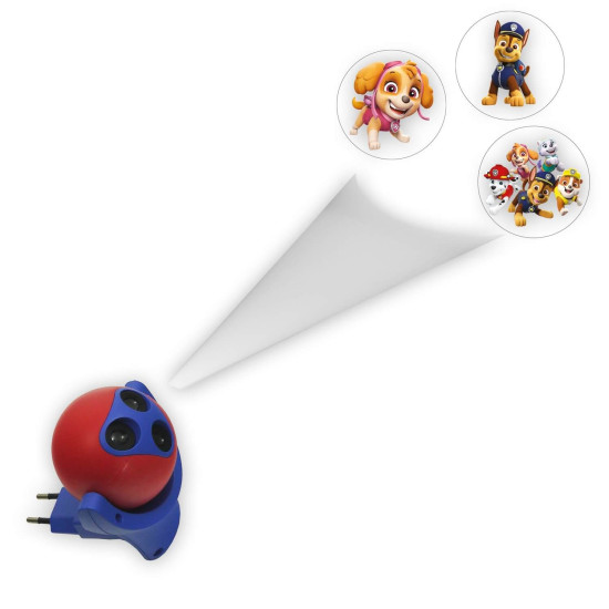 Niermann Paw Patrol LED Nachtlicht 3-fach 1W Blau, Rot