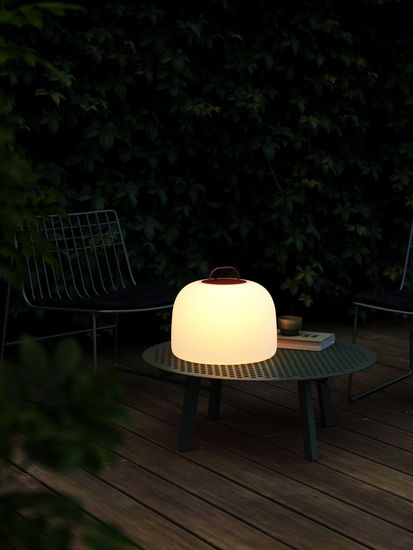 Nordlux Kettle To-Go 36 LED Akkuleuchte dimmbar 6,8W IP65 Rot warmweiss 2018013002