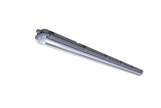 Nordlux Works IP65 2X24W LED Feuchtraumleuchte IP65 Grau neutralweiss 2111086101